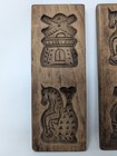 Pair Of Dutch Cookie Molds Ships Mermaid Windmill Speculaas Springerle Carved