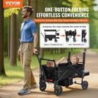  new wagon Stroller For 2 Kids push Pull Quad Collapsible Stroller W adjustable