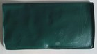 Checkbook Cover Holder Green Vinyl Plastic