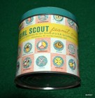 Vintage Girl Scout - Snall Peanut Crunch Can