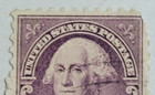 U s  Postage Stamp   George Washington   3   Violet   Posted cancelled   1932  14
