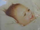 Antique vintage Framed Child s Print Precious Awake By Edythe Marie Klapka