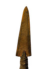 Original Native American Indian Arrow  Metal Tip  Feathers  Dark Sinew    D4
