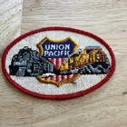 Vtg 80s Patch Union Pacific Railroad Locomotive Steam Diesel Embroidered