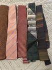 Lot Of 15 Vintage  1950s 60s  Square Bottom  Neck Ties Cravats Wembley