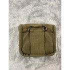 Vintage Johnson   Johnson Compact First Aid Kit Military Canvas Pouch Olive Drab