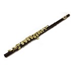 Sky Black Gold C Close Hole Flute W Case  Stand  Cleaning Rod  Cloth And More