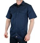 Dickie s Men s Work Shirts  Cotton Blend Short-sleeved Shirts  Front Pockets