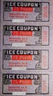 Gainesville Ice   Cold Storage Company Ice Coupon Booklet  florida  1940 s          
