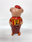 Vintage J Chein   Co Tin Toy Wind Up Walking Winking Pig Usa