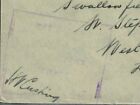 Mauritius 1943 Kgvi Stampless Wwii Cover  W censor H s   Initialed