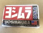 1pc Usa Yoshimura Sticker Heat-resistant Motorcycle Exhaust Pipe Racing Decal