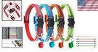 Safe And Stylish Breakaway Cat Collars - Reflective Nylon With Bells  4 Pack 