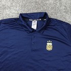 Adidas Polo Shirt Mens 3xl Argentina Afa Football Soccer Messi