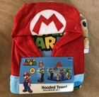Super Mario Kids Bath Pool Beach Soft Cotton Terry Hooded Towel Wrap  24  X 50 