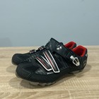 Bontrager Rl Mtb Mountain Bike Cycling Shoes Black Red Men   s Size Us 9   Eu 42