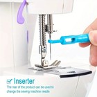 1 3pcs Automatic Needle Threader Sewing Machine Inserter Elder Threading Tool