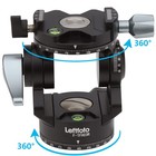 Double Panoramic Tripod Fluid Head Mini Pan Tilt Arca Swiss Quick Release Plate