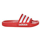 Adidas Adilette Cloudfoam Mens Slides Scarlet-white Aq1705