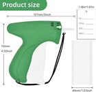 2006 Pcs Tagging Gun Kit For Clothing With 400 Price Tags Green