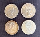 Lot Of 4 Canadian Silver Dollars