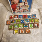 Vintage Tootsie Toy Abc   Picture Blocks - Set Of 22 W  Original Box