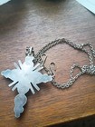 Vintage Sterling Silver Turquoise Necklace 