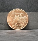 1 Oz  999 Pure Copper Round 150th Anniversary Civil War Free Shipp  848  D-4