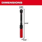 Milwaukee 48-22-9201 3 8  Drive Click Torque Wrench 50   250 In-lb Adjustable Tool