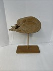 Hand Carved  Swan Dated 1982 In New Hope  Pa 