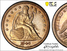 1846 O   Xf  Seated Liberty Silver Dollar  Low Mintage   Only  59 000    Pre War