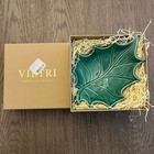 Vietri Lastra Evergreen Figural Holly Small Bowl 7  X 5  X 1 7 8   0710b New Box