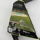 Regal Ideas Quickstep Aluminum 1-step Stair Stringers Black 15in Height Qs1-bl