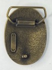 Belt Buckle Western Horse Vtg 1982 Solid Brass With Double Head Profile