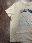 Pink Floyd 1973 Tour Graphic Band Tee T-shirt Beige Mens Size Medium