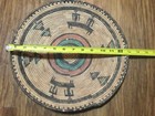 Vintage Nigerian Hausa Tribal Hand Woven Multi-colored Pattern Coiled Basket 13   