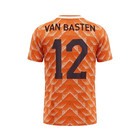 Netherlands 1988 Van Basten  12 Home Orange Short Sleeve Men Retro Soccer Jersey