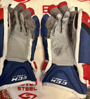 Pro Stock Ccm Hg12 Nhl Montreal Canadiens Habs Hockey Gloves Matthew Peca 13   