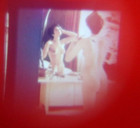 Erotic Pinup Girl Viewfinder Mini Tv  Rare 18 Dia s Peep Show Germany Nos Risque