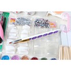 Acrylic Nail Kit Acrylic Powder Glitter Nail Art Manicure Tool Tips Brush Set Us