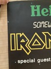 Iron Maiden Somewhere On Tour 1987 Poster W  Wasp Original Vintage