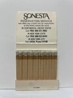 The Plaza Hotel New York Vintage Sonesta Reservation Service Matchbook