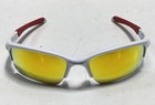 Oakley Youth Quarter Jacket Sunglasses White Red Oo9200-03 Yellow Lens Sz 61-11