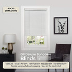 Cordless Room Darkening Mini Blind 35x64 Pearl White