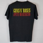 Vintage Guns N  Roses  appetite For Destruction  T-shirt  Medium Black 2-sided