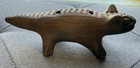 Ocarina 4 Hole  Antique Painted Clay Flute 7   