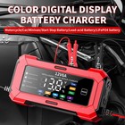 12v 6-amp Smart Car Battery Charger Maintainer For Agm Lifepo4 Lead Acid Charger