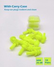 10 Pairs Of Reusable Soft Silicone Earplugs Swimming Sleeping Noise Reduction