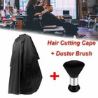 Salon Hair Cut Barber Cape Hairdressing Haircut Apron Cloth Brush Tool Plus Kit