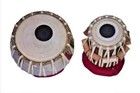 Musical Instrument Percussion Steel Tabla Set Sheesham Wood Dayan With Bag 1